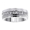 Men's 1 ct Diamond Princess Cut Ring