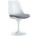 'Lippa' Grey Saarinen Style Dining Chair