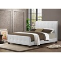Baxton Studio Amara White Modern Bed