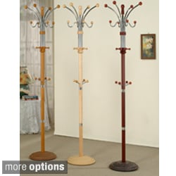 Buy Cheap Metal and Wood Standing Coat Rack