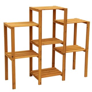 wooden plant holder