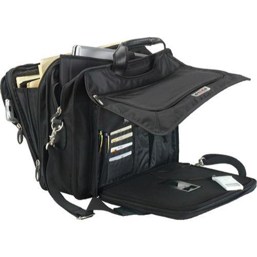 G-Tech Black Amped Laptop Briefcase