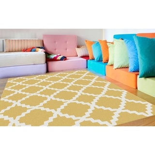 Metropolis 101033 Yellow Area Rug (5'3 x 7'3)