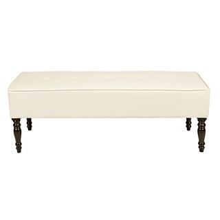 angelo:HOME Brighton Hill Marzipan Cream Renu Leather Large Bench