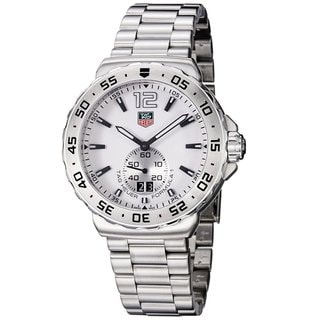 Tag Heuer Men's 'Formula 1' White Dial Steel Watch