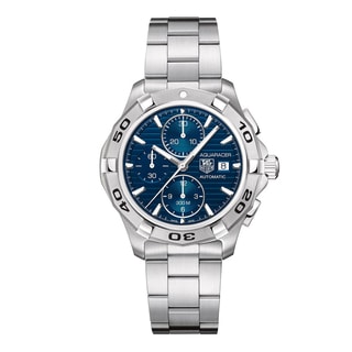 TAG Heuer Men's 'Aquaracer' Blue Dial Automatic Chronograph Watch