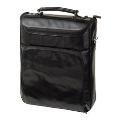 Women's Luis Steven Medium Briefcase Pack R-3470 A Black Leather-Image