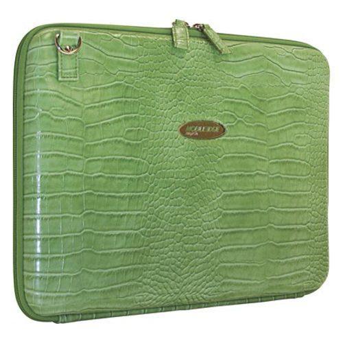 Women's Mobile Edge Faux Croc TechStyle Portfolio- 14.1inPC/15inMac Green