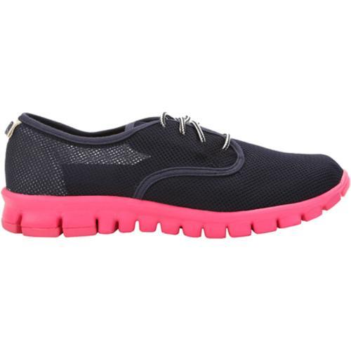 Women's NoSoX Winkle Sport Mesh Navy/Pink Sport Mesh