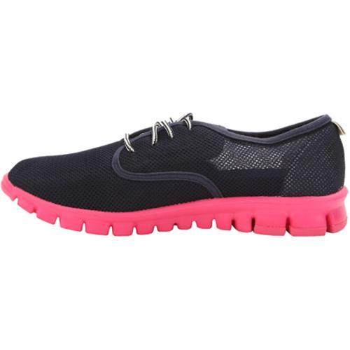 Women's NoSoX Winkle Sport Mesh Navy/Pink Sport Mesh