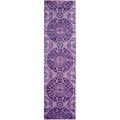 Safavieh Handmade Wyndham Purple Wool Rug (2'3 x 11')