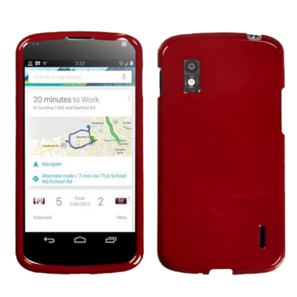 BasAcc Solid Red Case for LG E960 Nexus 4