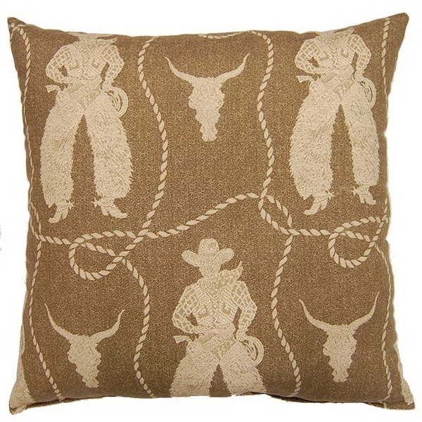 Buckaroo Rawhide 26-inch Floor Pillow