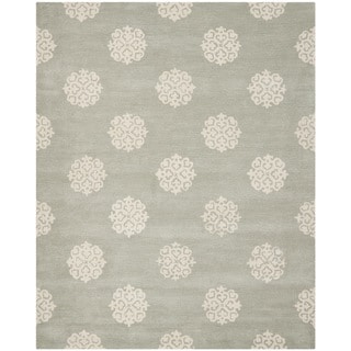 Buy Online Safavieh Handmade Soho Grey/ Ivory Wool Rug (11' x 15')
