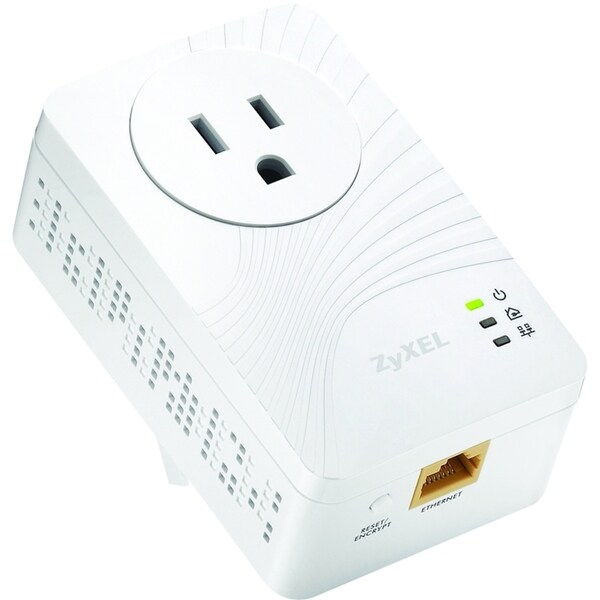 ZyXEL 200 Mbps Mini Powerline Pass-Thru Ethernet Adapter