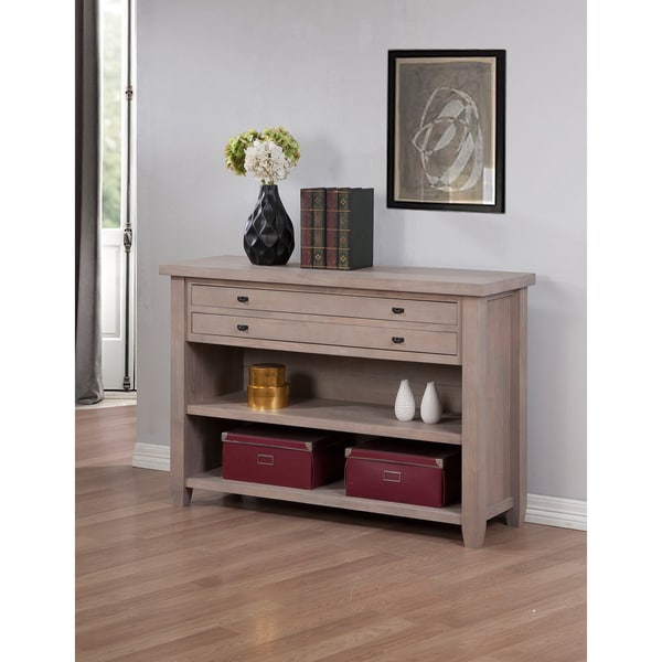 Navigator Dove Grey Console Table Overstock Shopping Great Deals on