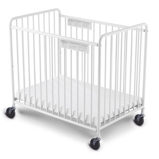 Foundations Little Dreamer EasyRoll White Compact Crib