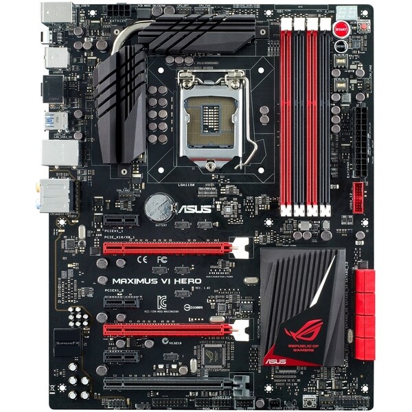 ROG MAXIMUS VI HERO Desktop Motherboard - Intel Z87 Express Chipset -