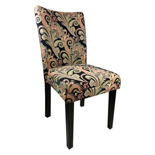 Floral Pattern Parson Chairs (Set of 2)