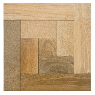 Hot Deal SomerTile 12.5 x 12.5 Cobi Nogal Wood-Look Ceramic Floor and Wall Tile (Case of 10)