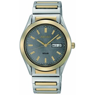 Seiko Men's Solar Expansion Two-tone Steel Watch