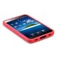 INSTEN Clear/ Pink Gummy Tablet Case Cover/ Stand for Samsung P1000 Galaxy Tab