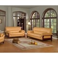 Kalina Bonded Leather 2-piece Modern Set