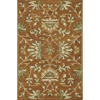 Handmade Harrison Spice Wool Rug (3'6 x 5'6)
