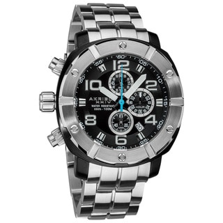 Akribos XXIV Men's Chronograph Divers Stainless Steel Bracelet Watch