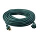40' SJTW Green Extension Cord