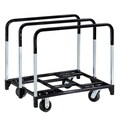 Mayline Black Folding Table Cart