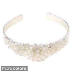 Sweetie Pie Girls Lace and Beaded Headband-Image