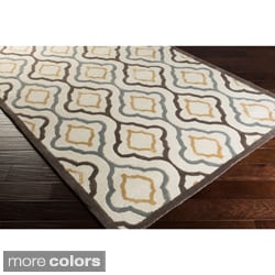 For sale Hand-tufted Candice Olson Modern Geometric Wool Rug (8' x 11')