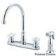 Pioneer Brentwood Series Cross Handle Kitchen Faucet