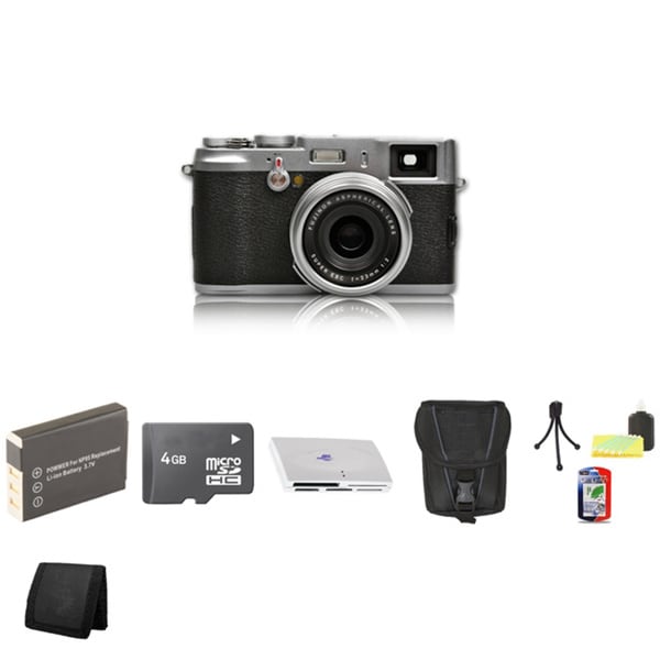 Fujifilm FinePix X100 12.3MP Digital Camera with 4GB Bundle