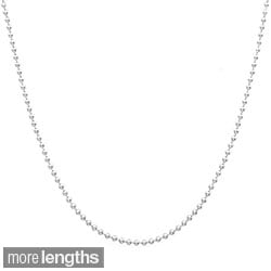 Sterling Essentials Silver 1.25-mm Ball Chain (16-24 inch)