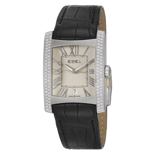 Ebel Men's 'Brasilia' Diamond-accented Swiss Quartz Watch