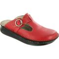 Women's Eastland Clogwork Red Leather
