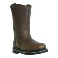 Men's McRae Industrial 10in Wellington Steel Toe MR85322 Peanut Brown Tumbled Leather
