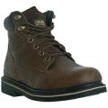 Men's McRae Industrial 6in Lacer MR86122 Peanut Brown Tumbled Leather