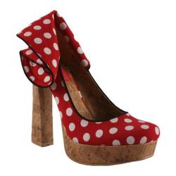 Women's Wild Diva Minka-05 Red Canvas
