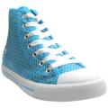 Women's Burnetie High Top Polyester Cyan Blue