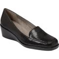 Women's Aerosoles Final Exam Black Lizard Print Leather