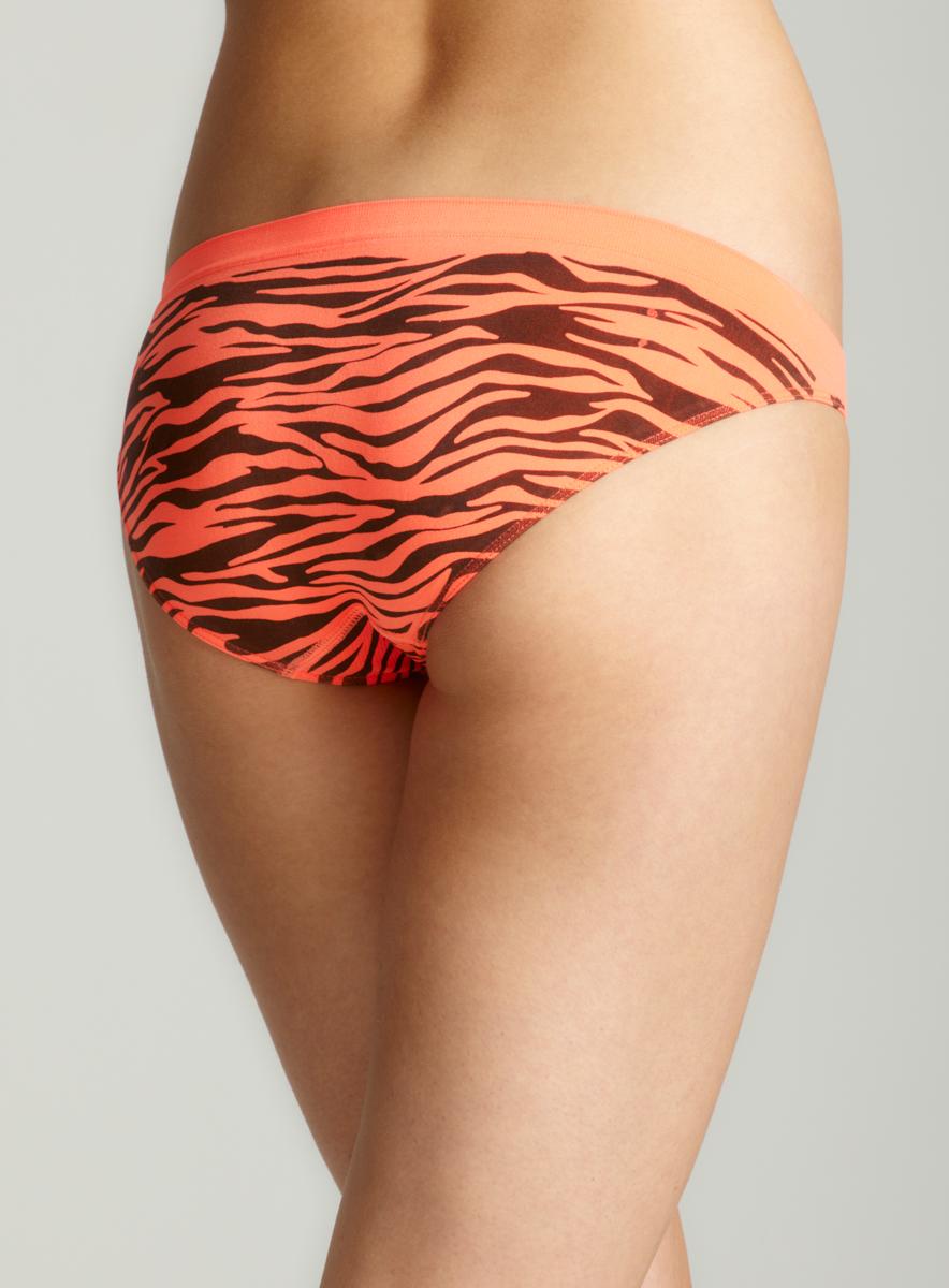 Rene Rofe Orange Animal Seamless Bikini