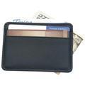 Embassy Men's Black Leather Clip Wallet