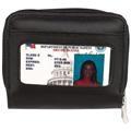 Embassy Black Lambskin Leather Accordian Wallet