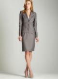 Calvin Klein Double slit pocket skirt suit