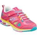 Girls' Skechers S Lights Light Ray Sparkle Party Pink/Multi