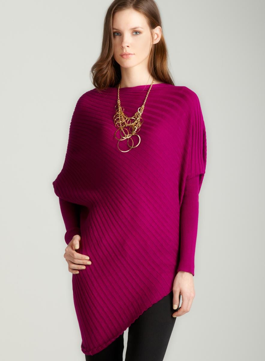 Tracy M Rib pullover in wineberry