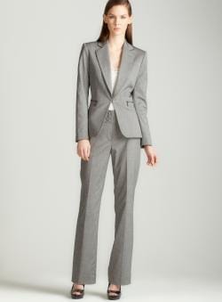 Tahari Grey pants suit